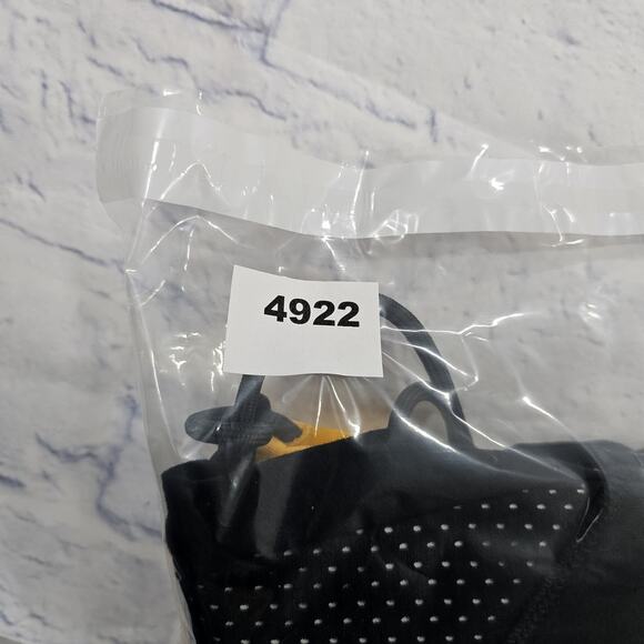 Victorias Secret PINK Yoga WOMENS S Campus Leggings Dog Black Yellow Drawstring - Picture 13 of 13